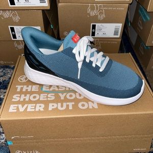 Blue BRAND NEW KIZIK SHOES slip on - ATHENS